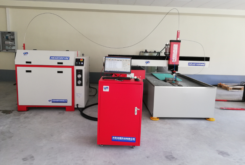 Cantilever Type 3 Axis Water Jet Cutting Machine from China