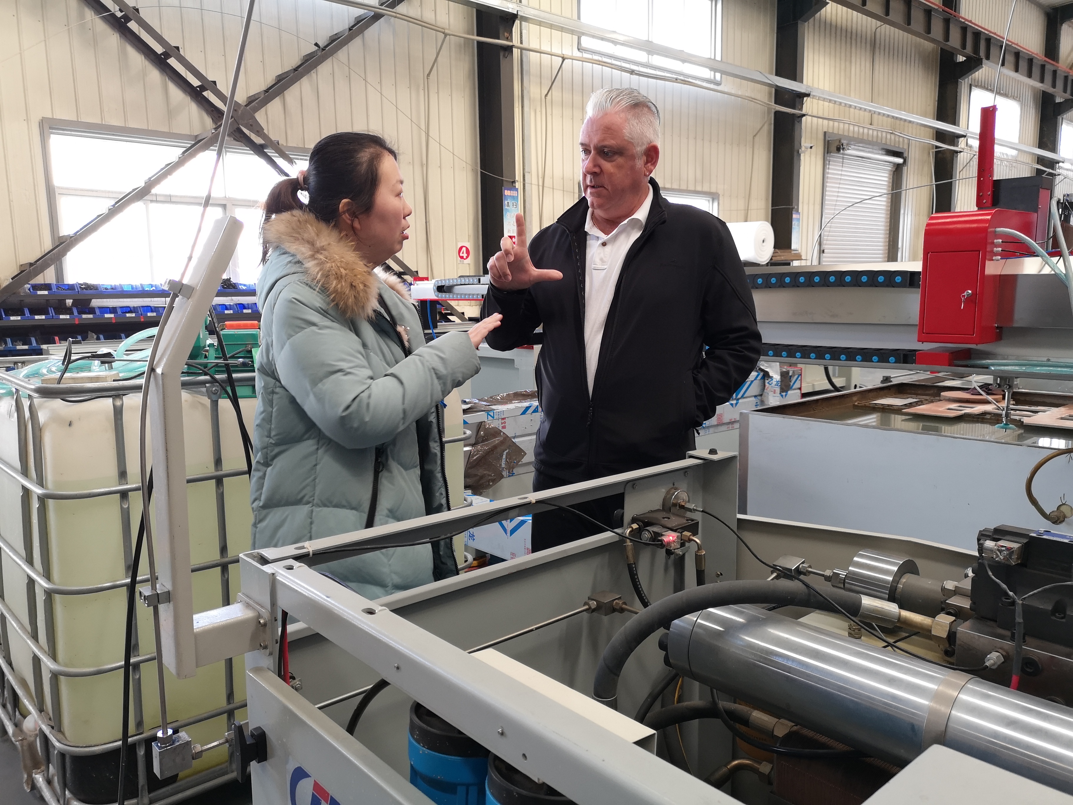 New Zealand customers visit HEAD waterjet company headwaterjet